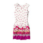 Tunikakleid, wei_-fuchsia