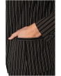 Super Stretch Ponte Collarless Fitted Blazer