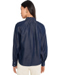 Raglan Seam Neck Bow Shirtail Top