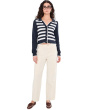 Nicolette Stripe Polo Sweater