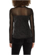 Sparkle Mesh Crew Tee