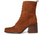Safina Lace Up Block Heel Combat Bootie