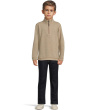Reversible Solid Quarter Zip (Big Kid)
