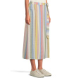 Striped Wrap Skirt