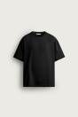 Zara Базовая футболка ДЛЯ ТЯЖЕЛОГО ВЕСА /03 черный