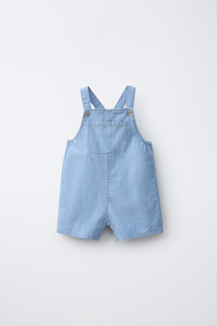 Zara КОРОТКИЕ ДЖИНСОВЫЕ КОМБИНЕЗОНЫ-КОМБИНЕЗОНЫ 500300940-427-6
