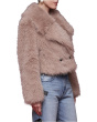 Cropped Faux Fur Jacket