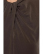 Cap Sleeve Twist Neck Top