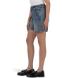 Hailey High-Rise Bermuda-Basic Raw Hem
