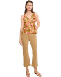 Hannah Mid-Rise Crop Flare Hugger Jean 25 1/2"