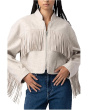 Own It Fringe Bomber Jacket