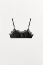 Zara БЮСТГАЛЬТЕР ИЗ 100% КОЖИ С КРУЖЕВОМ 495680137-800-2