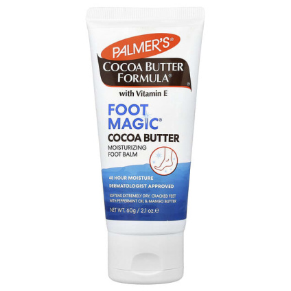 Palmers, Cocoa Butter Formula® с витамином E, Foot Magic®, увлажняющий бальзам для ног, 60 г (2,1 унции)