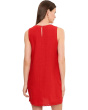 Embroidered Mini Shift Dress in 100% Linen