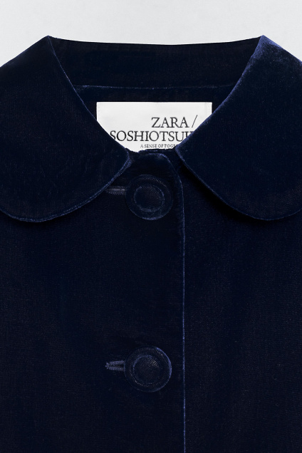 Zara БАРХАТНАЯ КУРТКА СОШИОЦУКИ х 506088045-422-7