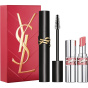 Yves Saint Laurent Набор для наложения ресниц для ресниц Тушь для ресниц 01 черный + губная помада Loveshine 44 Nude Lavallière - 1 шт.