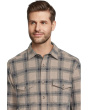 Brushed Button-Front Knit