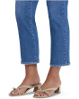 Petite Marilyn Straight Ankle Blanket Stitching Jeans