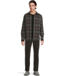 Brushed Button-Front Knit