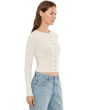 Monroe High Rib Cable Cardigan