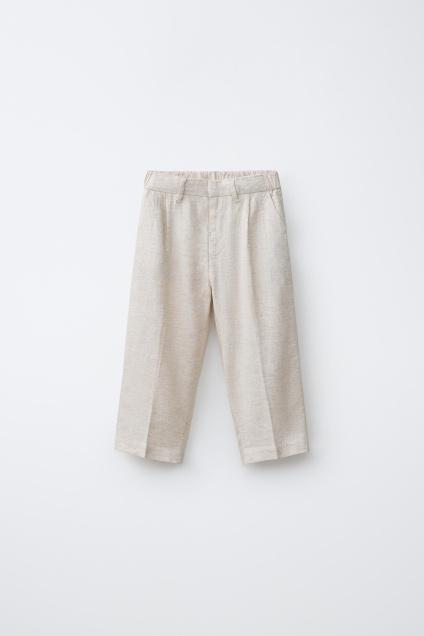 Zara ЛЬНЯНЫЕ КЛАССИЧЕСКИЕ БРЮКИ 507295970-052-18