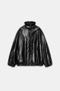 Zara Куртка-бомбер ZW COLLECTION черного цвета