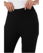 Mid-Rise Pull-On Wide Leg Sweater Pants