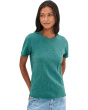 Short Sleeve Step Hem Crew Neck Short Sleeve Tee