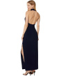 Halter Turtle Side Slit Gown