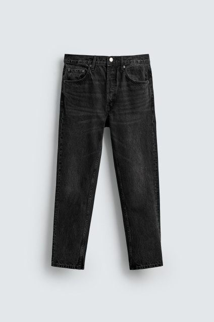 Zara ОБЛЕГАЮЩИЕ УКОРОЧЕННЫЕ ДЖИНСЫ 495712139-822-36