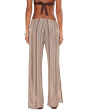 Seaside Crochet Knit Split Leg Pants