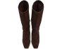 Sangeti Wide Calf Stacked Heel Knee High Boot