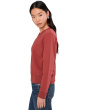 Long Sleeve Open Crew Neck Sweatshirt