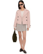Cropped Belted Trench Coat
