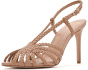 Hannie Caged Toe Slingback Peep Toe Sandals