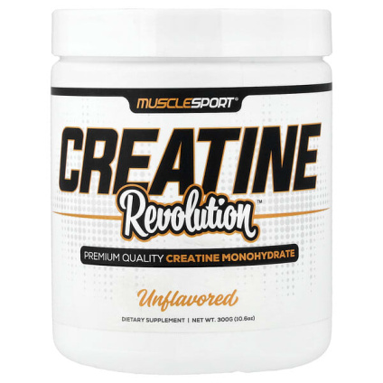 MuscleSport, Creatine Revolution™, без добавок, 300 г (10,6 унции)