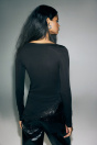 Многослойная рубашка с кружевами