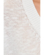 Organic Linen Cotton Slub V-Neck Sweater