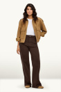 C&A Джинсы с широкими штанинами и поясом - с завышенной талией 2261250 темно-коричневый