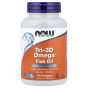NOW Foods, Tri-3D Omega™, рыбий жир с омега-3, 90 капсул