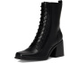 Safina Lace Up Block Heel Combat Bootie