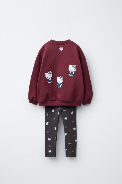 Zara КОМПЛЕКТ ТОЛСТОВОК И ЛЕГГИНСОВ - HELLO KITTY SANRIO 529285148-681-18