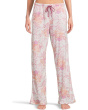 Romantic Fields Elbow Sleeve Pajama Set with Lace