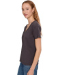 Short Sleeve V-Neck Boxy Tee