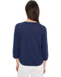3/4 Sleeve Crew Neck Swing Sweater