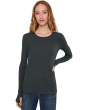 Long Sleeve With Thumbhole, Crewneck Tee
