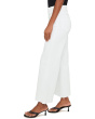 Meg High-Rise Fab Ab Wide Leg Raw Hem in Optic White
