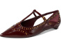 Valkie Studded Kitten Heel T-strap Flat Mule