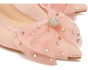 Lavilra Tulle Bow Embellished Pumps