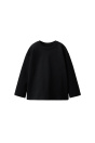 Zara Футболка С ВЫШИВКОЙ В ВИДЕ сердца черного цвета